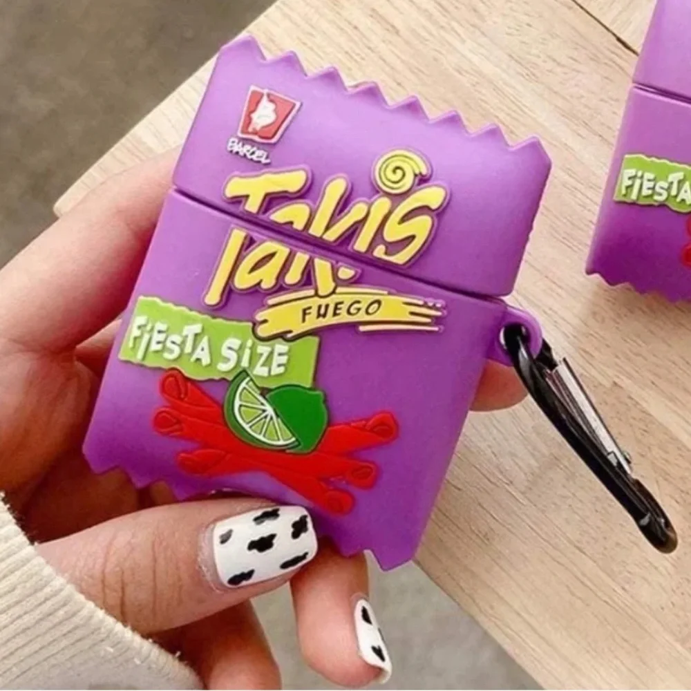 Takis‎ Potato Chips Airpods Case cover for 1 or 2 Generation Silicone earphone*